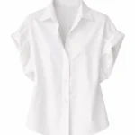 Ivory White Relaxed-Fit Shirt