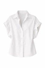 Ivory White Relaxed-Fit Shirt
