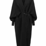 wrapped cardigan maxi lenght oversized
