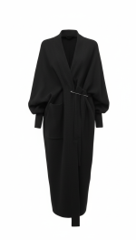 wrapped cardigan maxi lenght oversized