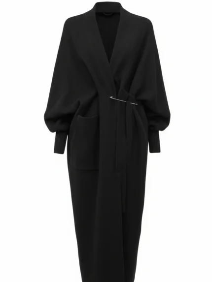 wrapped cardigan maxi lenght oversized